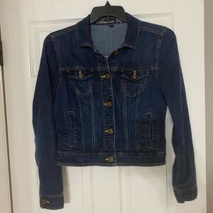 American Eagle Outfitters Dark Blue Jean Jacket